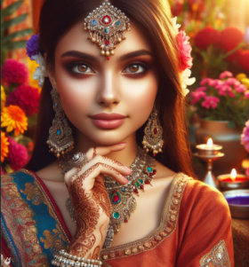 beautiful indian girl prompt