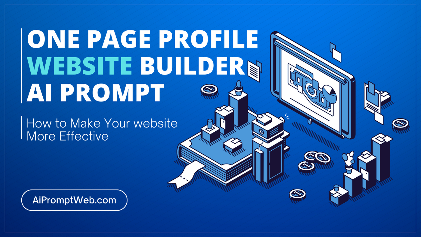 10+ One page profile Website builder AI Prompt - ChatGPT