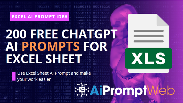 200 Free ChatGPT Ai Prompts for Excel Sheet